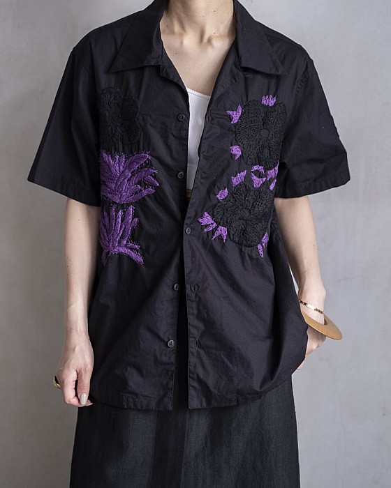 [SALE]NOMA t.d. /Flower Hand Embroidery Shirt