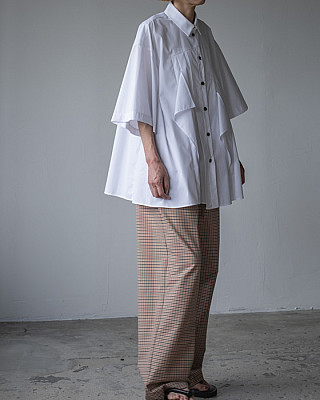 ENFOLD /TUCK COLLAGE SHIRT