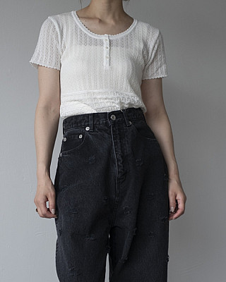 NOHRA/ knit leotard