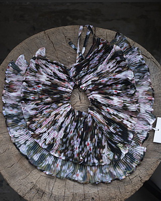 JULIA HEUER / WINNIE PLEATED COLLAR (pink)