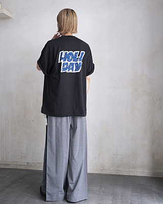 HOLIDAY/ SUPER FINE S/S T-SHIRT(TWO STEPS)