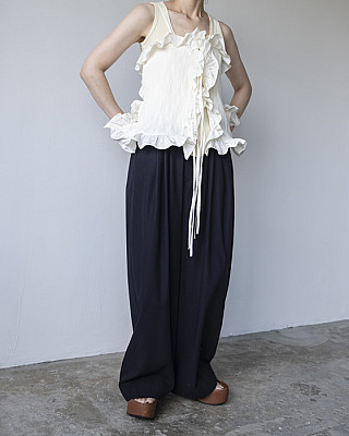 villd / frill cami (IVORY)