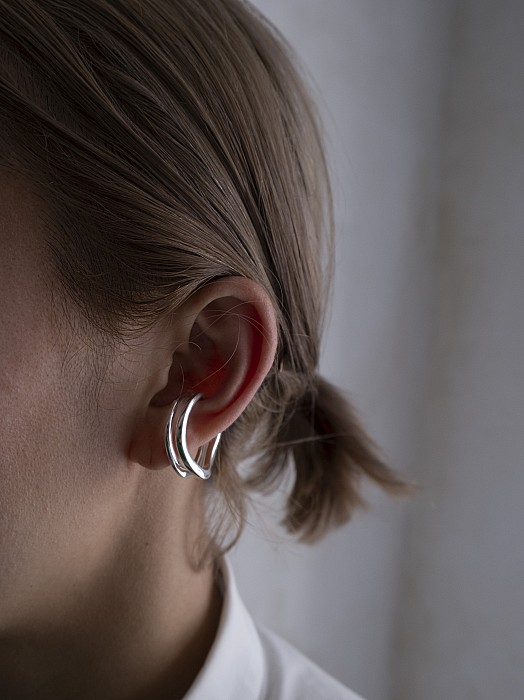 Blanciris/Iris collection Sterling Silver Ear Cuff