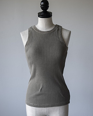 INSCRIRE /Pad Tank Top ( (BEIGE USED)