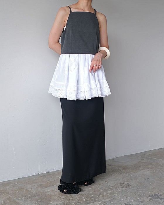 crinkle crinkle crinkle/2wayスカート