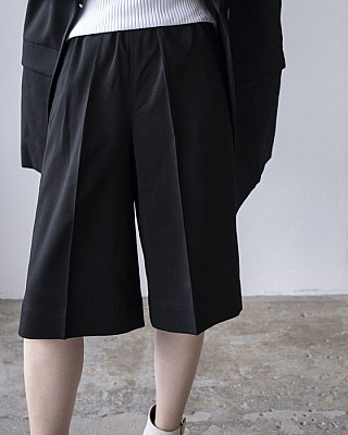 vonique ヴォニーク　frill taffeta vest Linen Viscose Vest | Falconeri