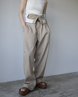 QUIITO / W WAIST CHINO PT