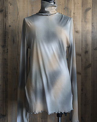 HAKUJI / Blur-painted print rib HN PO