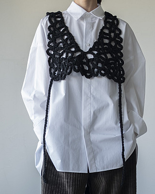 ENFOLD / SPLIT KNIT VEST