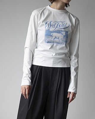 YUHAN WANG/ not wild sheep l/s top