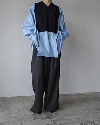 ENFOLD / FAKE-LAYERED PULLOVER