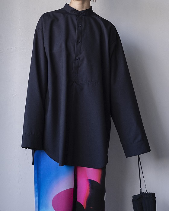 VONIQUE / SEEALL/UK PULL-OVER DRESS SHIRT