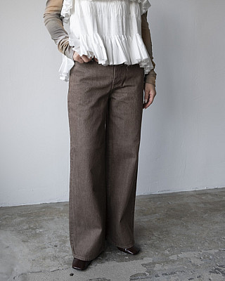 BISOWN / WIDE DENIM/BROWN