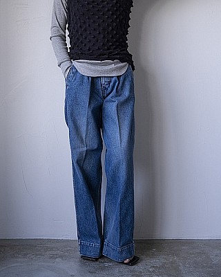 TANAKA/THE WIDE JEAN TROUSERS(VINTAGE BLUE)