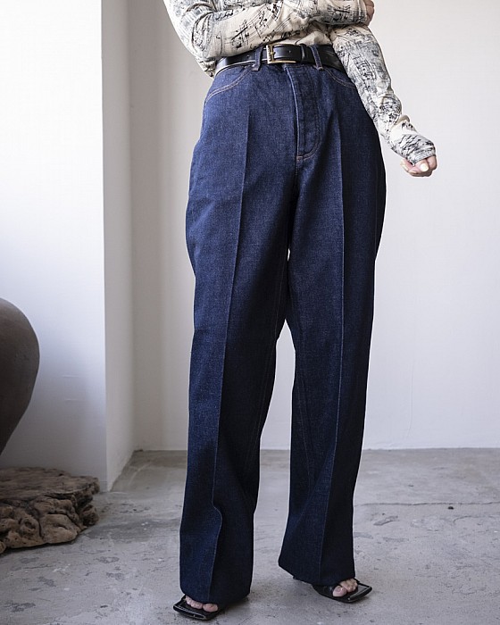 TANAKA/THE JEAN TROUSERS(RINSED BLUE)