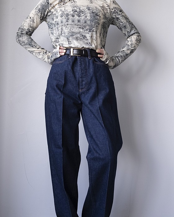 TANAKA/THE JEAN TROUSERS(RINSED BLUE)
