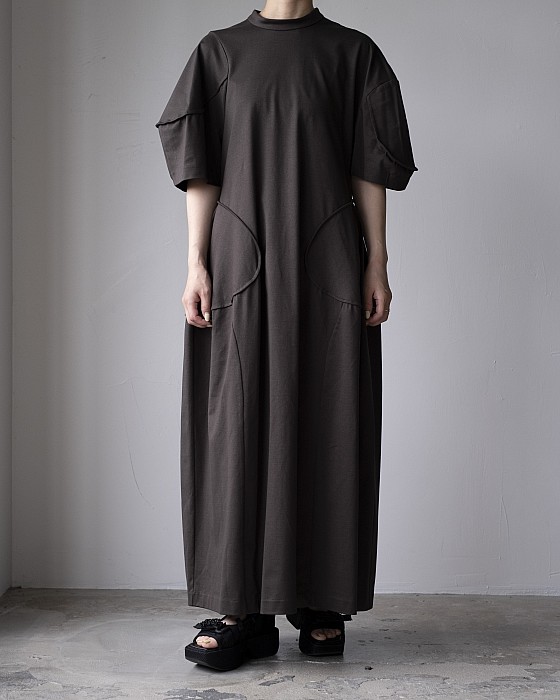 エンフォルド ワンピース 2023AW SOLID DRESS グレー 38 エンフォルド ...