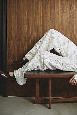 villd / tape embroidery pants