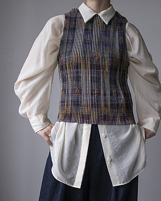 JULIA HEUER/ THELMA PLEATED TOP IN HELGE