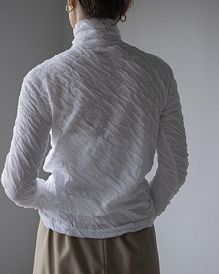 SEEALL / JACQUARD High neck TEE