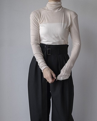 PHOTOCOPIEU/ CROPPED SHEER TOP