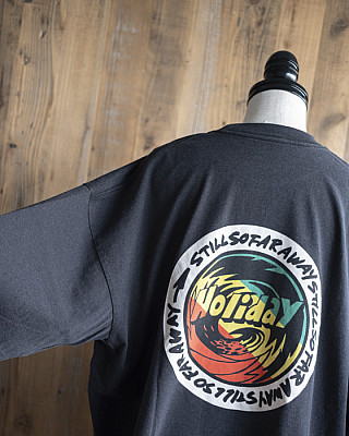 HOLIDAY / SUPER FINE S/S T-SHIRT(RASTER CIRCLE)