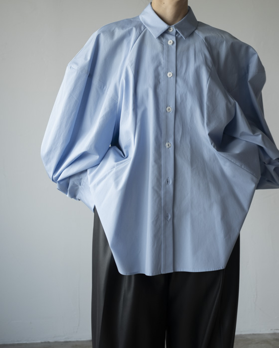 ENFOLD✨Washedタイプライター Open cuff SHIRT VONIQUE / ENFOLD /Typewriter shirt