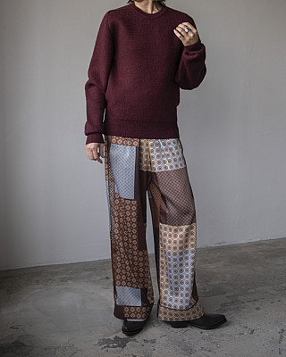 INSCRIRE / Patchwork Print Pajama Pants