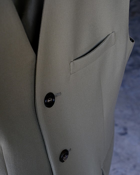 INSCRIRE/ double cloth Layered Jacket