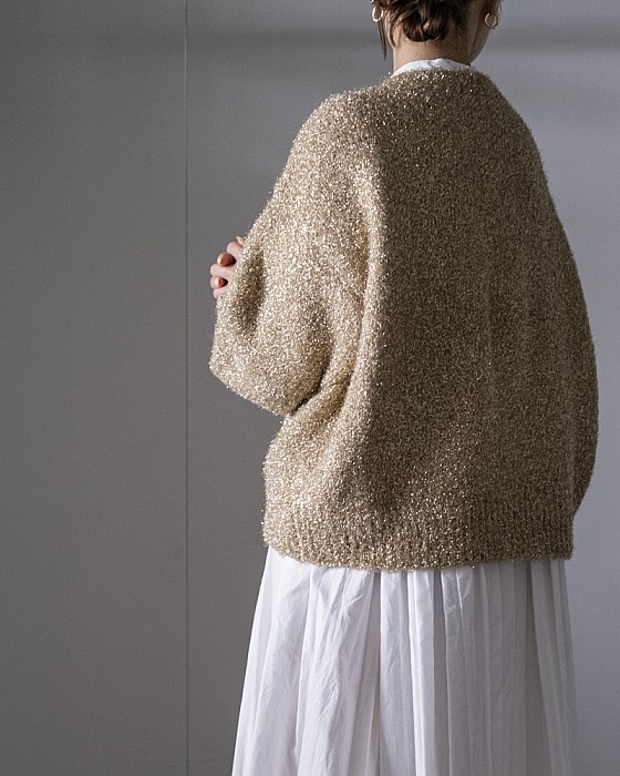 VONIQUE / CURRENTAGE/Lame Pullover Knit