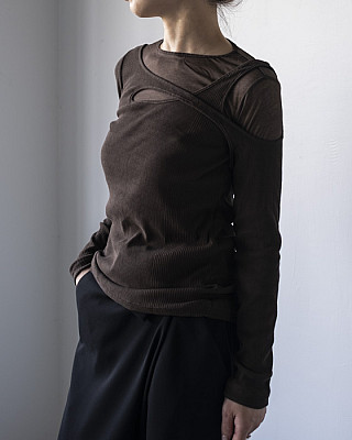 SEEALL / SHEER MAZE TOP