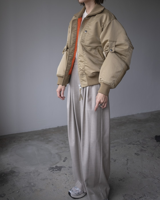 JUN MIKAMI ハンティングジャケット VONIQUE / JUN MIKAMI / フライトジャケット(キャメル)