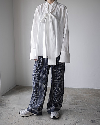 CURRENTAGE / EMBROIDARY PANTS