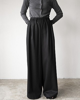 ENFOLD/ RELAX WIDE PANTS