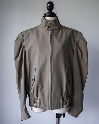 holiday/ wool twill puff blouson