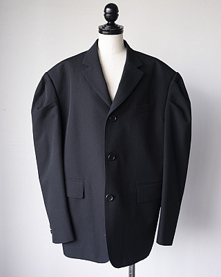 HOLIDAY / wool twill puff jacket
