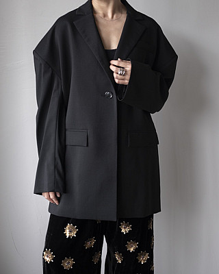 enfold / BIG-SHOULDER JACKET