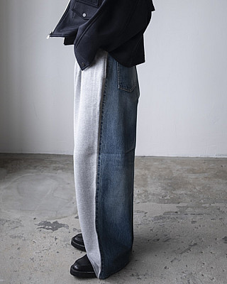 INSCRIRE / Hybrid Sweat Denim Pants