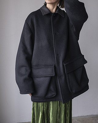 BISOWN  / LAMBSWOOL HUNTING COAT 25AW