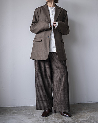 villd / wool jacket (BROWN)