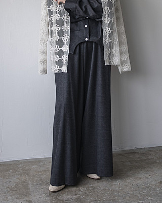 ENFOLD / EASY WIDE PANTS