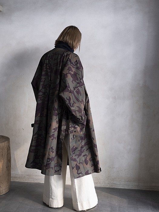 VONIQUE / 【SALE】WILD THINGS × JUN MIKAMI /Shell coat (CAMO)<sale>