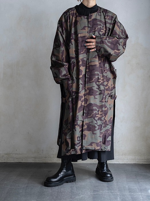 VONIQUE / 【SALE】WILD THINGS × JUN MIKAMI /Shell coat (CAMO)<sale>