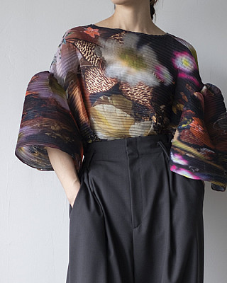 JULIA HEUER/ ROBIN HANDPLEATED TOP IN NOLA
