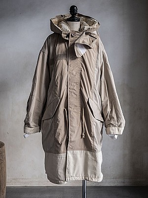 SEEALL/RECONSTRUCTED MILITARY PARKA-2<sale>