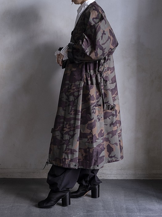 VONIQUE / 【SALE】WILD THINGS × JUN MIKAMI /Shell coat (CAMO