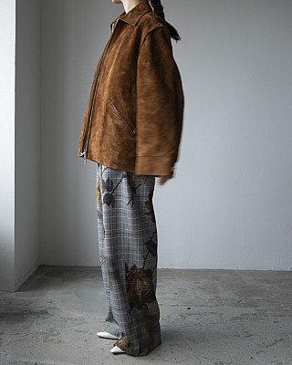 CURRENTAGE/ Leather jacket