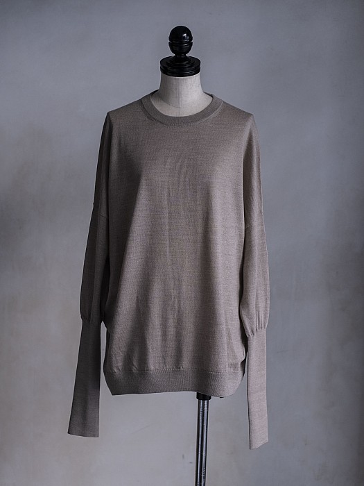 vonique / knit pullover(Greige)