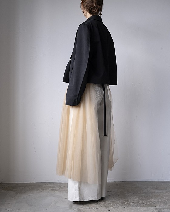 VONIQUE / RYU KAGA/Commerbund tulle skirt