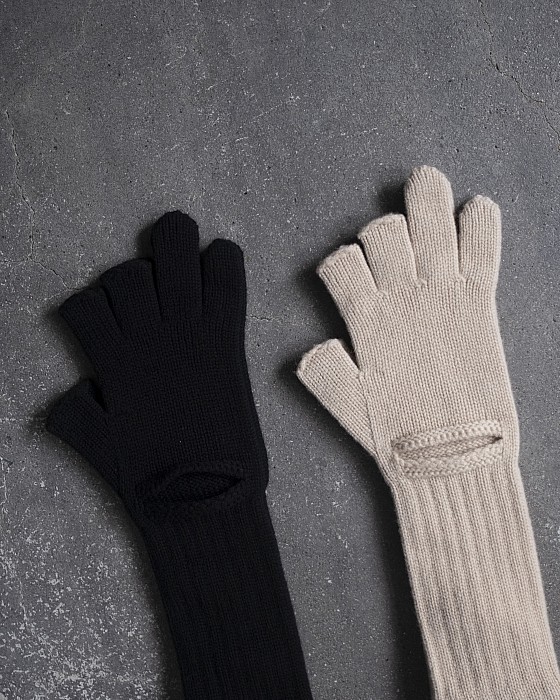 JANE SMITH☆THREE FINGER LESS KNIT グローブ - luknova.com